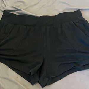 Athletic Works Women's Black Athletic Shorts